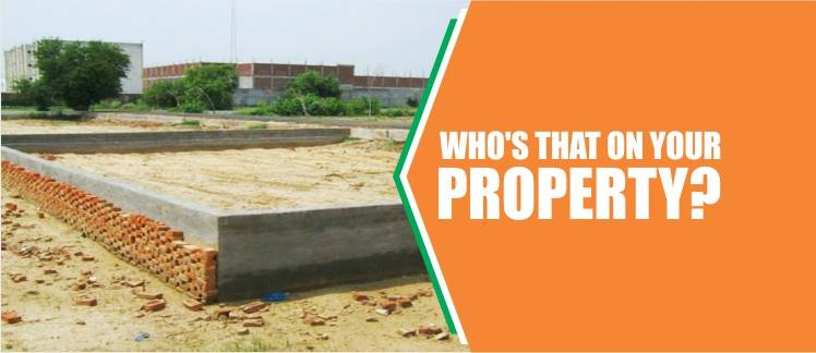 Who is that on your property