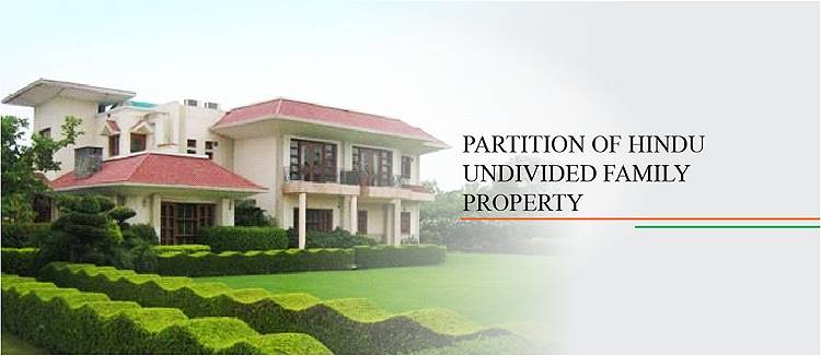 partition of property in hindu undivided family